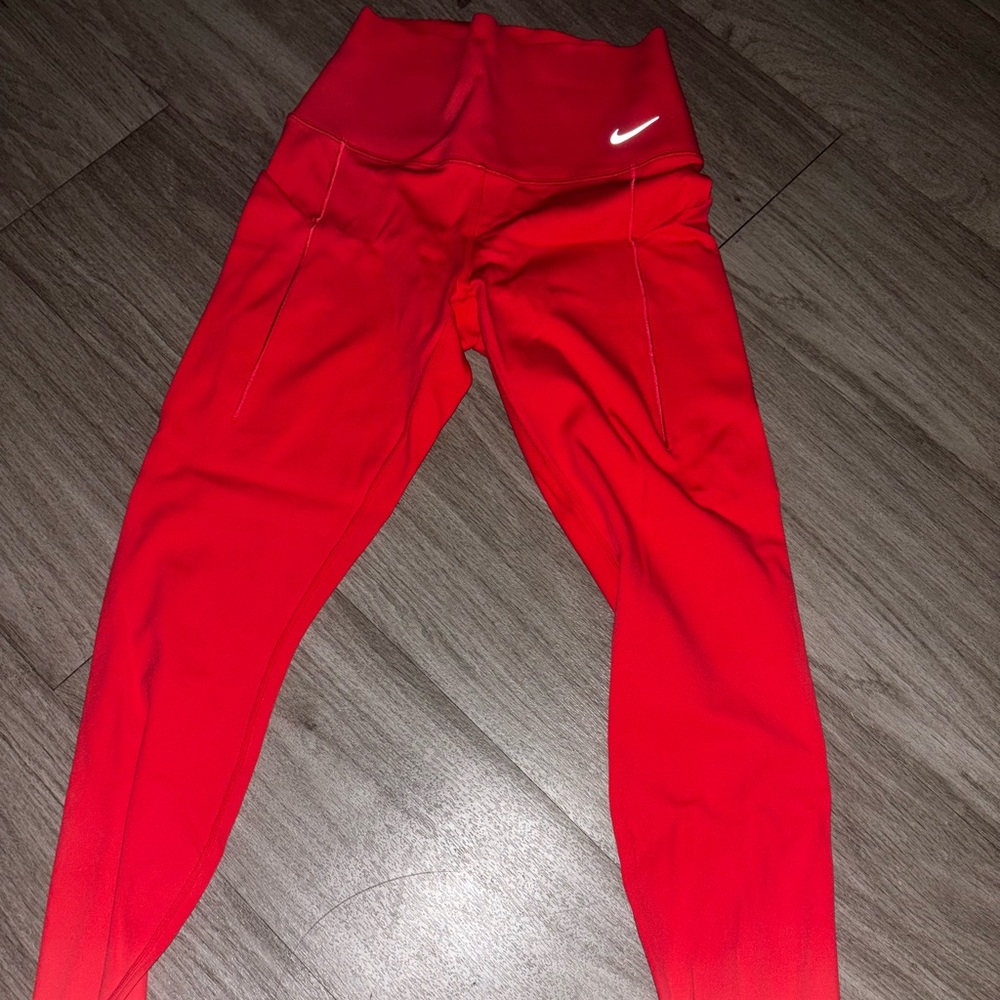 Nike Red Performance Leggings